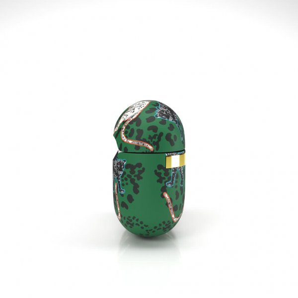 Richmond & Finch AirPods Pro Deksel Green Leopard