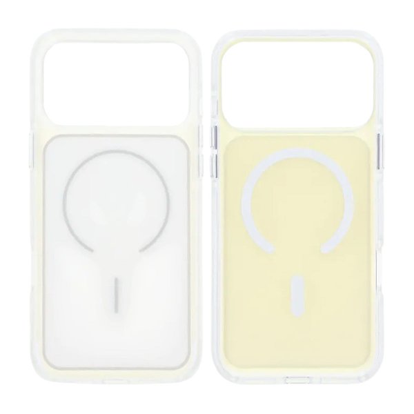 iPhone 17 Pro Max Deksel Bumper MagSafe Hvit