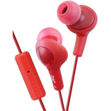 JVC Hodetelefoner FR6 Gumy Plus Mic Rød