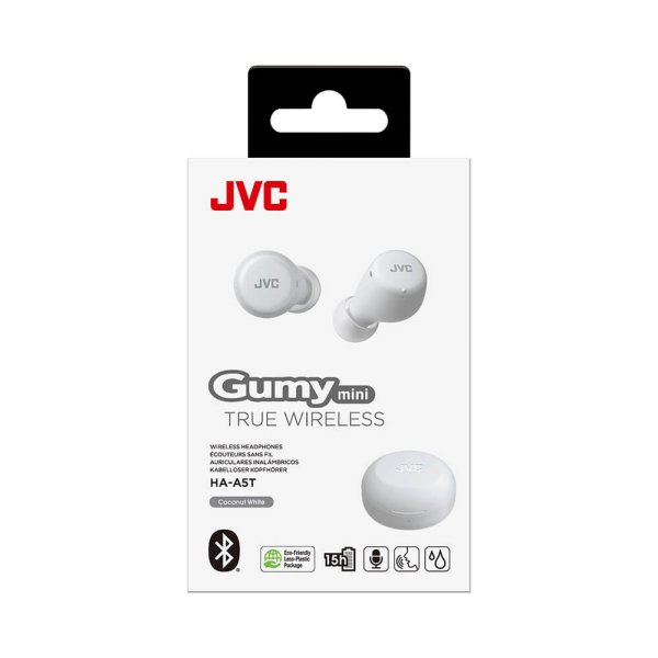JVC Hodetelefoner In-Ear True Wireless Gumy Mini HA-A5T Hvit