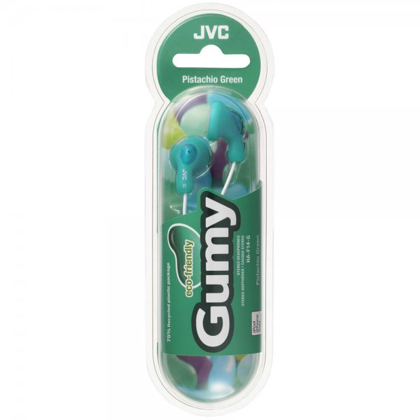 JVC Hodetelefoner F14 Gumy In-Ear Grønn