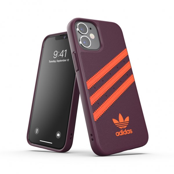 Adidas iPhone 12 Mini Deksel Moulded Case Maroon