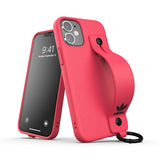 Adidas iPhone 12 Mini Deksel Hand Strap Case Rosa