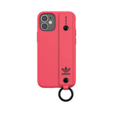 Adidas iPhone 12 Mini Deksel Hand Strap Case Rosa