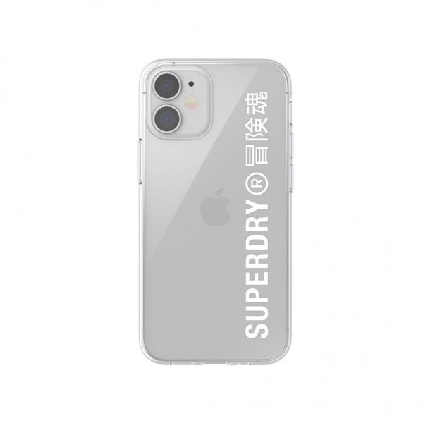Superdry iPhone 12 Mini Deksel Snap Case Clear Hvit