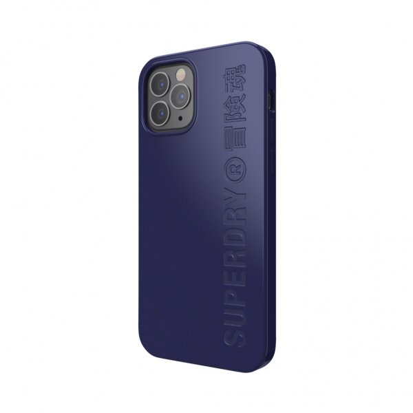 Superdry iPhone 12/iPhone 12 Pro Deksel Snap Case Compostable Materials Navy Blue