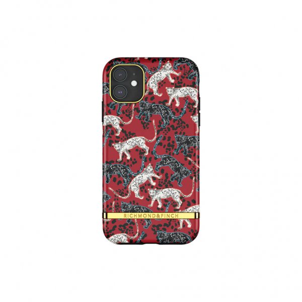 Richmond & Finch iPhone 11 Deksel Samba Red Leopard