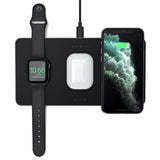 Satechi Trio Trådløs Lader för Apple Watch. AirPods och Telefon