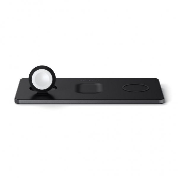 Satechi Trio Trådløs Lader för Apple Watch. AirPods och Telefon