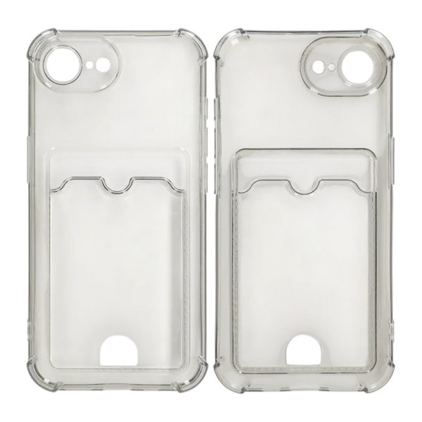 iPhone 16e/17e Deksel Kortholder Svart