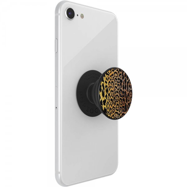 Popsockets PopGrip Embossed Metal Leopard