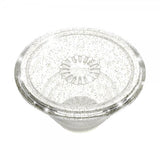Popsockets PopGrip Clear Glitter Silver
