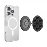 Popsockets Holder MagSafe Suck-Up Grip & Mount Translucent Black