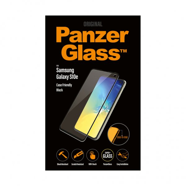 PanzerGlass Samsung Galaxy S10E Skjermbeskytter Case Friendly Edge-to-Edge