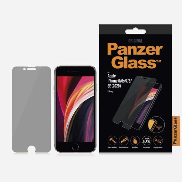PanzerGlass iPhone 6/6S/7/8/SE Skjermbeskytter Privacy Standard Fit
