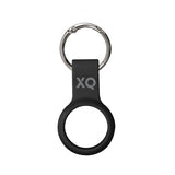 Xqisit AirTag Holder Silicone Case Svart