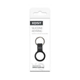 Xqisit AirTag Holder Silicone Case Svart