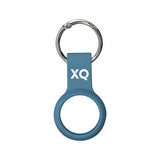 Xqisit AirTag Holder Silicone Case Blå