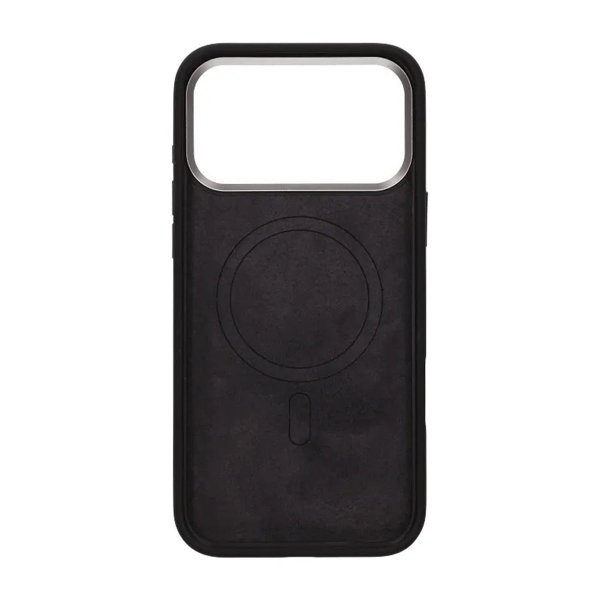 iPhone 17 Pro Max Deksel Silikon MagSafe Svart