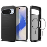 Spigen Google Pixel 10/Pixel 10 Pro Deksel Liquid Air MagFit Matte Black