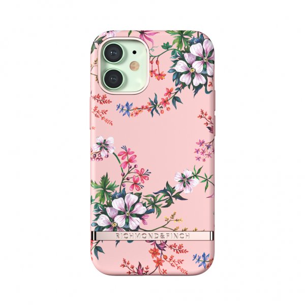 Richmond & Finch iPhone 12 Mini Deksel Pink Blooms