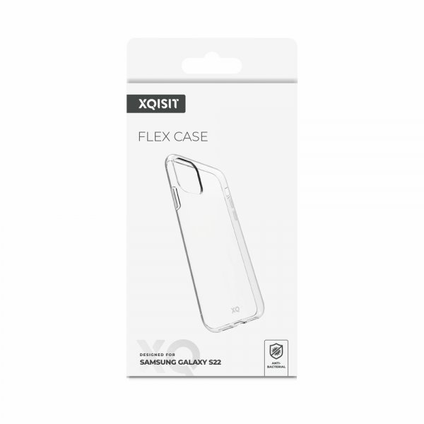 Xqisit Samsung Galaxy S22 Deksel Flex Case Transparent
