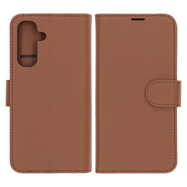 Samsung Galaxy A17 Etui med Kortlomme stativfunksjon Brun