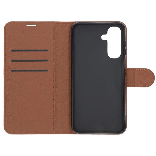 Samsung Galaxy A17 Etui med Kortlomme stativfunksjon Brun