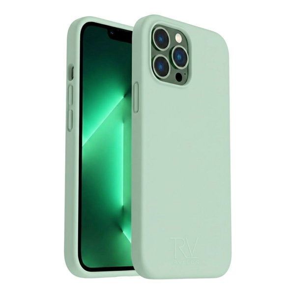 Rvelon iPhone 12/iPhone 12 Pro Deksel Silikon Grønn