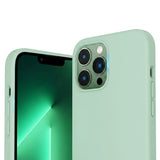 Rvelon iPhone 12/iPhone 12 Pro Deksel Silikon Grønn