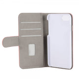 Gear iPhone 6/6S/7/8/SE Etui med Kortlomme Rosa