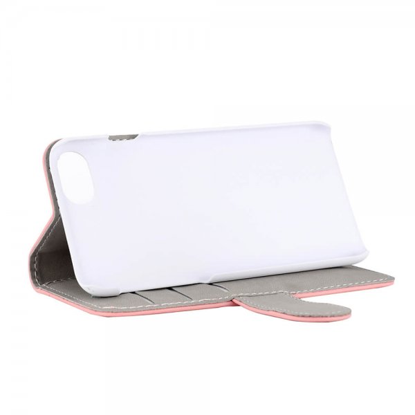Gear iPhone 6/6S/7/8/SE Etui med Kortlomme Rosa