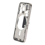 Midtramme med smådeler for iPhone 15 Pro - Naturlig Titan OEM