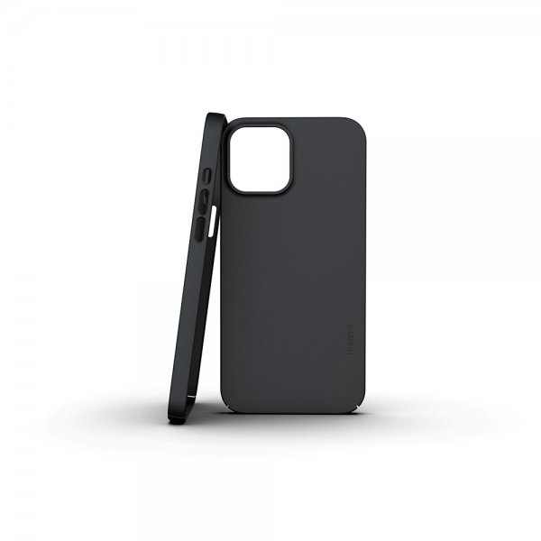 Nudient iPhone 12 Pro Max Deksel Thin Case V3 MagSafe Ink Black