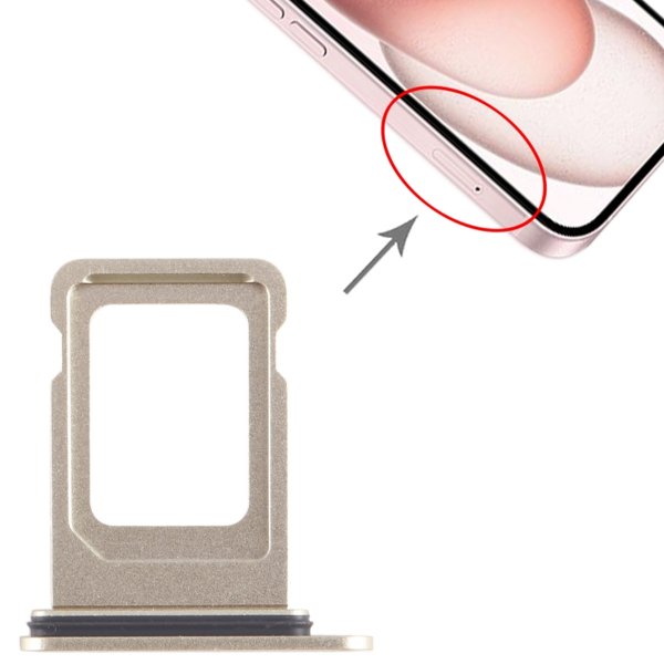 iPhone 15 og 15 Plus Max SIM-kortholder - Gul