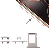 Knapper og SIM-kortholder for iPhone 16 Pro og 16 Pro Max - Naturlig titan