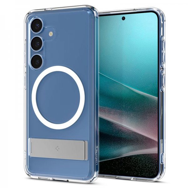 Spigen Samsung Galaxy S25 Deksel Ultra Hybrid S MagFit Clear White