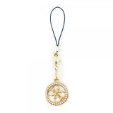 Guess 4G Metal Charm Rhinestones Gulll