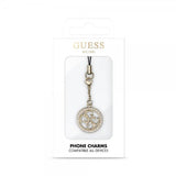 Guess 4G Metal Charm Rhinestones Gulll