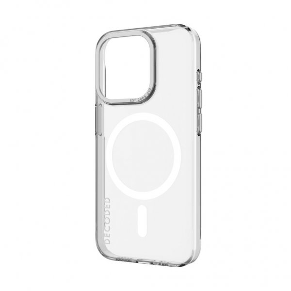 Decoded iPhone 15 Pro Deksel Recycled Plastic Clear Case Transparent