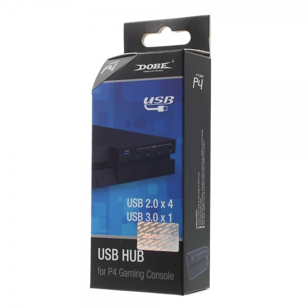 Dobe 5 porter USB Hubb til PlayStation 4