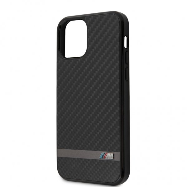 BMW iPhone 12/iPhone 12 Pro Deksel Carbon & Alu Svart