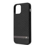 BMW iPhone 12/iPhone 12 Pro Deksel Carbon & Alu Svart