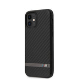 BMW iPhone 12 Mini Deksel Carbon & Alu Svart