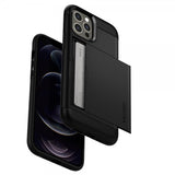 Spigen iPhone 12/iPhone 12 Pro Deksel Slim Armor CS Svart