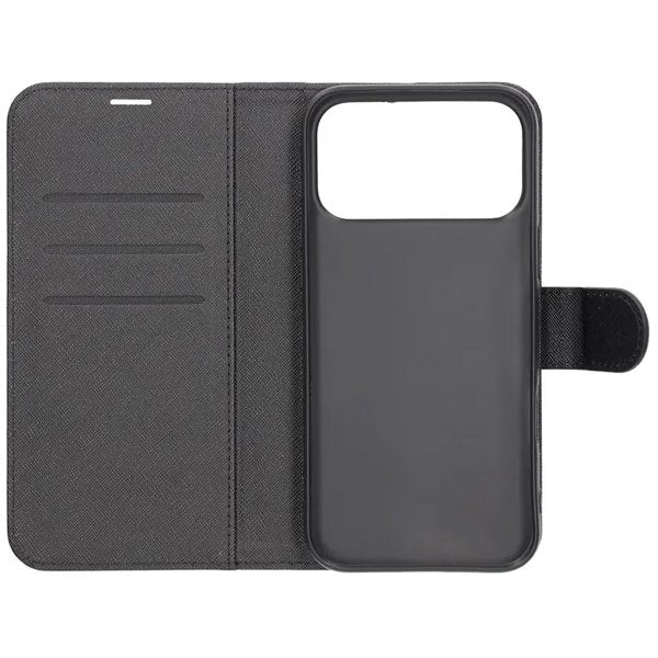 iPhone 17 Pro Max Etui med Kortlomme stativfunksjon Svart