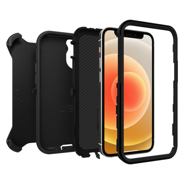 Otterbox iPhone 12 Mini Deksel Defender Svart