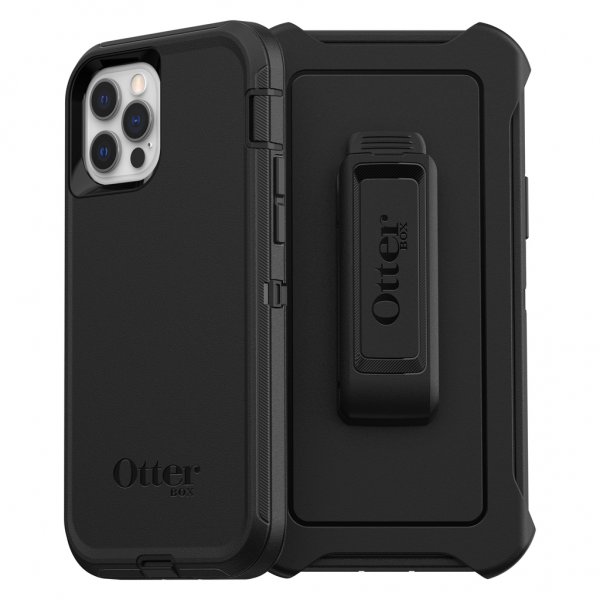 Otterbox iPhone 12/iPhone 12 Pro Deksel Defender Svart