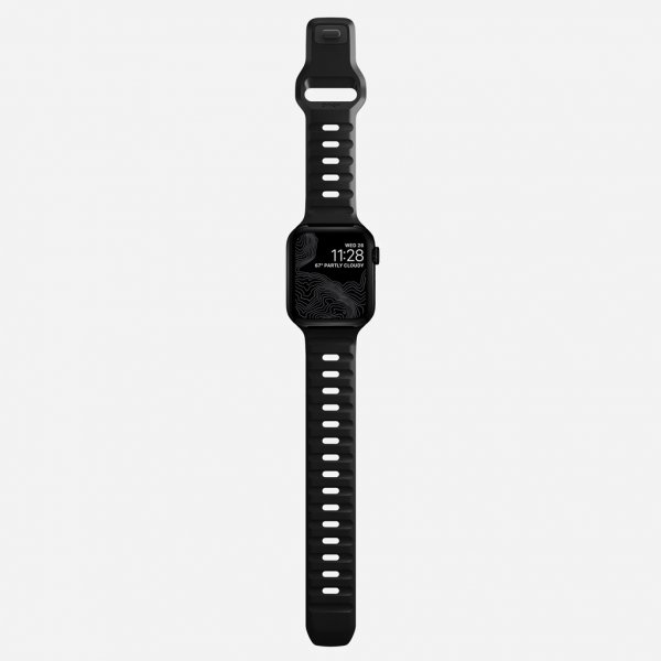 Nomad Apple Watch 44/45/46mm/Apple Watch Ultra Armbånd Sport Band Svart