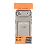iPhone Air Deksel Kortholder Svart